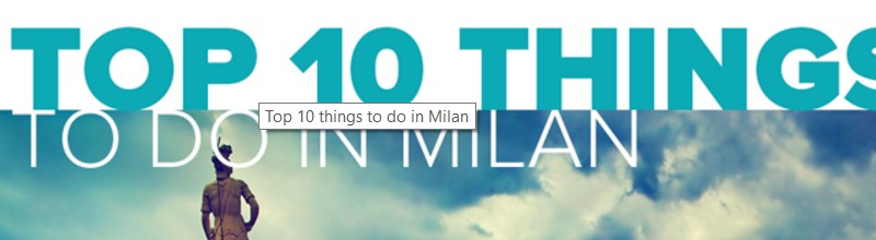 places to visit in Milan title image